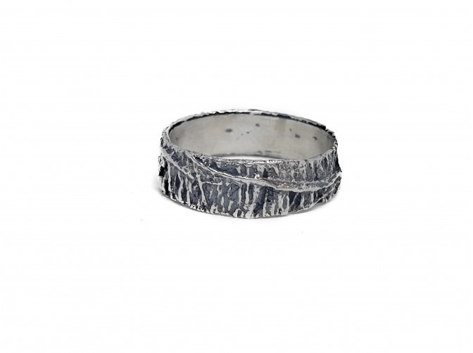 Серебряное обручальное кольцо Empiriya (Эмпирия) с чернением фактурное 1154/EJ размер 17