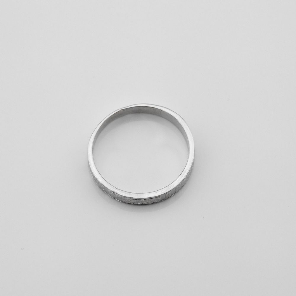 Срібний перстень тонкий Спаси та Збережи 11700-4, 17 розмір