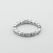 Серебряное кольцо-дорожка с фианитами 3101931, 16 размер