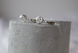 Срібні сережки Класика з білим фіанітом з англійським замком 920595-Н, Білий