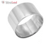 Женское широкое серебряное кольцо без вставок родированное Арт.mk228, размер 23