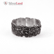 Черненое кольцо из серебра "EJ Ashes" структурное Арт. 1088EJ