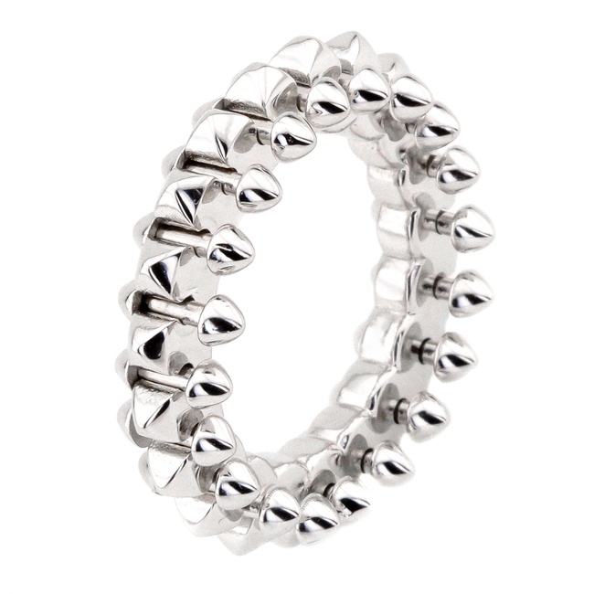 Срібний перстень "Шипи" без вставок K11850, 17,5 розмір