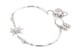 Срібний браслет з фіанітами Зірочка СВ15008, Білий