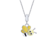 Дитячий кулон Весела Бджілка зі срібла з емаллю жовта Арт. 3195655006050501