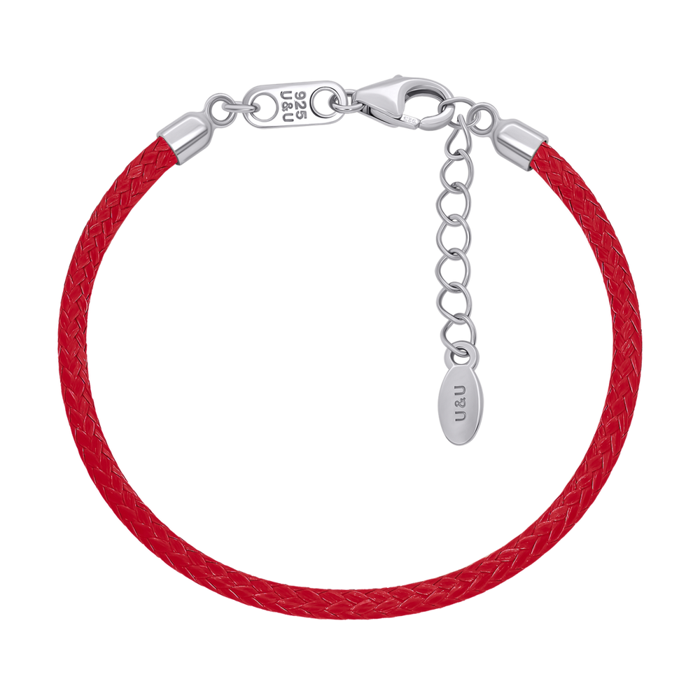 Дитячий браслет зі срібною застібкою червоний (Стрілець) червоний 4695765006071307, Червоний, Червоний, UmaUmi Zodiac