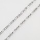 Срібний ланцюжок плетіння Фігаро ck23124
