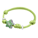 Браслет на шнурке Козерог с зеленой эмалью 4195766006060406