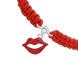 Дитячий браслет плетений Губки червоні червоний 4195553006070407, Червоний, Червоний, UmaUmi Symbols