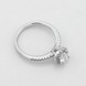 Срібний перстень доріжка Кружечок з білими фіанітами K111699, 15,5 розмір
