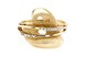 Золотое кольцо с белыми фианитами женское КК11348, 18,5 размер, 18-5, Белый