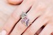 Незамкнуте срібний перстень з метеликами СК11057, 17,5 розмір, 17-5, Різнокольоровий
