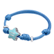 Браслет на шнурку Водолій з блакитною емаллю 4195767006040426