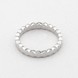 Серебряное кольцо зубчиками "Зигзаг" K11854, 17 размер