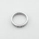 Серебряное кольцо-дорожка с фианитами 3101927, 16 размер