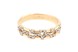 Женское золотое кольцо с белыми фианитами КК11429, 16,5 размер, 16-5, Белый