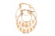 Широкие серьги-кольца из золота КС12082