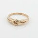 Золотое кольцо без вставок 10922-1, 16 размер
