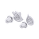 Дитячі срібні сережки гвоздики Лисичка з хвостиком помаранчеві з емаллю 2105713006200501, Помаранчевий, UmaUmi Zoo