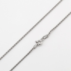 Серебряная цепочка плетение Спига родированная chk23161, 40 размер