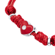 Дитячий браслет на шнурку Серденько з червоною емаллю та фіанітом червоний 4195824056070407, Червоний, Червоний, UmaUmi Symbols