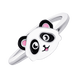 Дитяча каблучка Панда з біло-чорною та рожевою емаллю 1195820006021701, Білий|Чорний, UmaUmi Pets