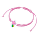 Дитячий браслет плетений Комета рожева з різнокольоровою емаллю рожевий 4195821026110411, Рожевий, Рожевий, UmaUmi Magic