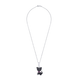 Детский серебряный кулон Котик Черный с эмалью (10,5х13) Арт. 5559uuk3-1