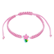 Детский браслет плетеный Комета розовая с разноцветной эмалью розовый 4195821026110411, Розовый, Розовый, UmaUmi Magic