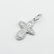 Срібний хрестик із розп'яттям p131005-1212