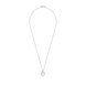 Кулон (підвіс) Серце мале з перламутром срібло 925 проби (7,5x7,5) Арт. 5527uukc2-1