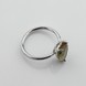 Серебряное кольцо Капля с султанитом 3101983, 16,5 размер