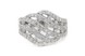 Серебряное кольцо Волны с фианитами СК11105, 16,5 размер, 16-5, Белый