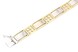 Мужской браслет из желтого и белого золота КВ15085-1