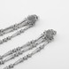 Срібні сережки довгі Конюшина Зірки з фіанітами c121512