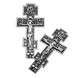 Срібний хрест натільний Восьмиконечний з чорнінням ксч002/2-DR