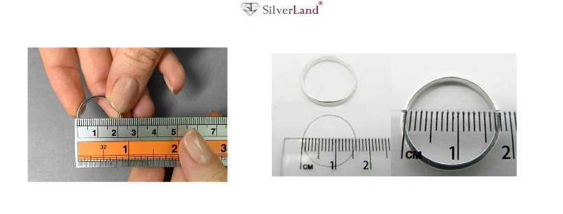 Картинка как узнать размер кольца на палец мужчине Сильверленд