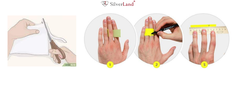 Як виміряти розмір пальця для кільця чоловікові Сільверленд